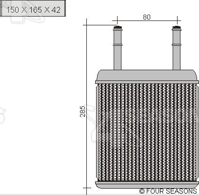 Kachelradiateuren Kachelradiateur Hyundai