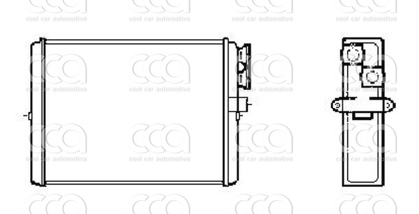 Kachelradiateuren Kachelradiateur Volvo S60/V70II/S80