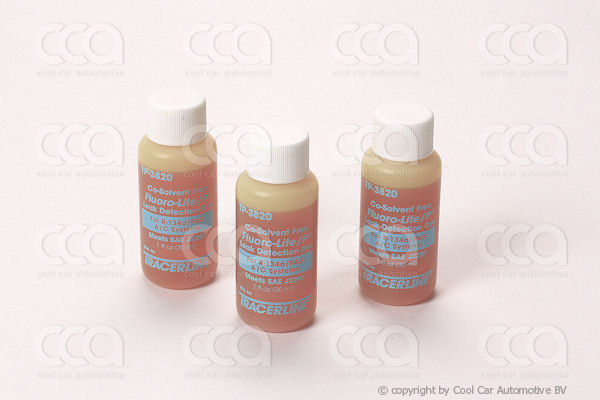 Compressor olie / lekdetektievloeistof Lekdetectie Tracer (3 st.)